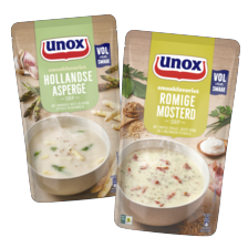 Unox soep in zak